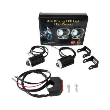 Imagem de Farol De LED Super Brilhante Para Motocicleta Com Projetor E Lente Olh