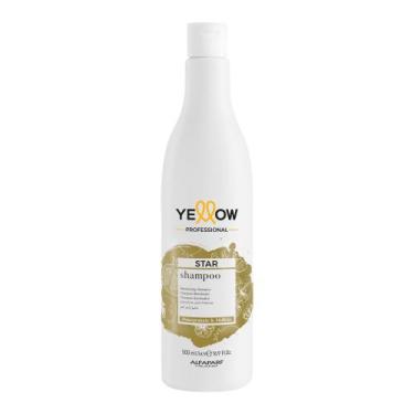 Imagem de Shampoo Iluminador Star Yellow 500ml Alfaparf Restaurador Brilhante Le