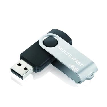Imagem de Pen Drive 32GB Twist USB Preto PD589 - Multilaser