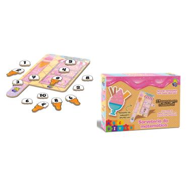 Imagem de Quebra Cabeça - Sorveteria da Matemática - Divertoys