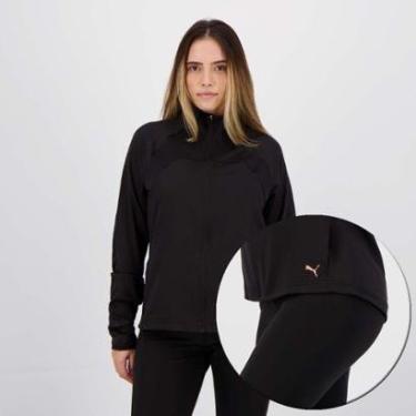 Imagem de Agasalho Puma Active Yogini Woven Feminino Preta-Feminino