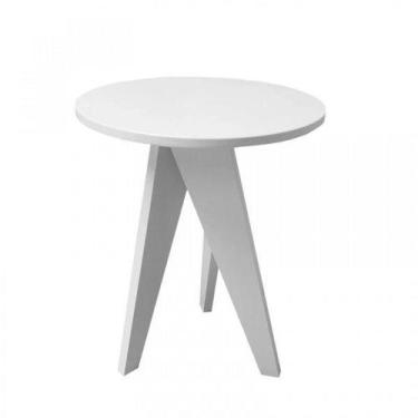 Imagem de Mesa Lateral Infantil Canção de Ninar - Branco - Divicar Móveis, Branc