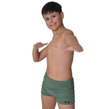 Imagem de SUNGA INFANTIL BOXER VERDE MILITAR-Masculino