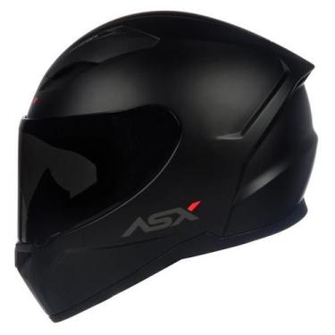 Imagem de Capacete Asx City Solid Preto Fosco Com Grafite Esportivo Moto, 54