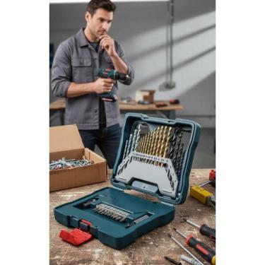 Imagem de 2x Kit 30 Pontas Brocas Titânio Multiuso c/ Maleta - Congratulations S