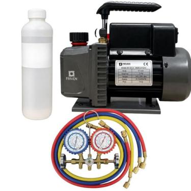 Imagem de Kit Básico Refrigeração E Ar Condicionado Com Bomba De Vácuo - Refrige