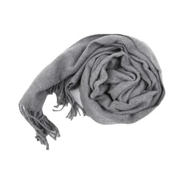Imagem de Cachecol De Lã Cashmere Macio E Quente Para Mulheres E Homens, Xale Lo