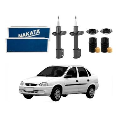 Imagem de Kit Amortecedor Dianteiro Corsa Sedan 1.6 1996 A 2006 - Nakata