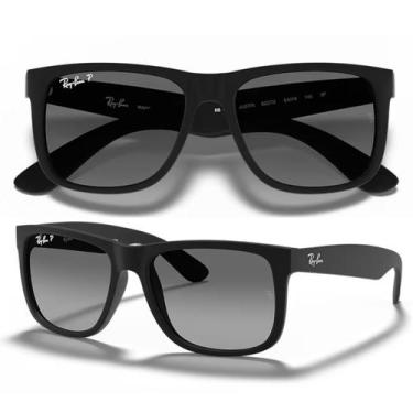 Imagem de Óculos De Sol Ray Ban Justin Classic Polarizado RB4165L Tamanho 55 - R