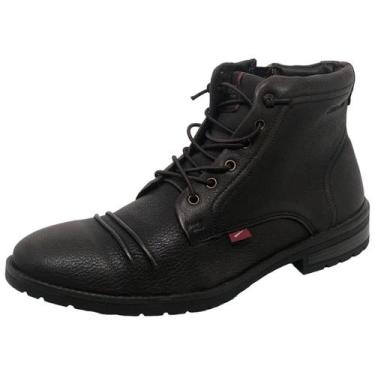Imagem de Bota Coturno Masculina Couro Conforto Ferracini Bagda, Chocolate, 41