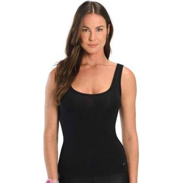 Imagem de Regata Du Sell Viscolycra - Feminino - Preto - P, Preto, P, Feminino