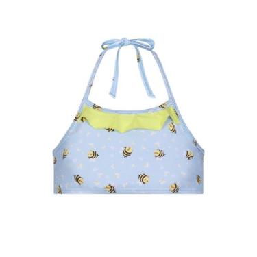 Imagem de Biquíni Top Selene Beachwear 30137.001 Infantil Com Babado UV 50+ Poli