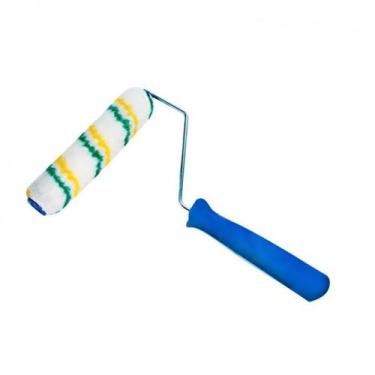 Imagem de Rolo Para Pintura 15Cm Lã AntiRespingo Com Cabo - Sorolã