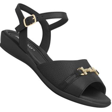 Imagem de Sandalia Piccadilly 500406 Feminina, Preto, 40