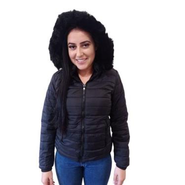 Imagem de Jaqueta Feminina Puffer Bobojaco Forrada Com Pelo TM: GG - SACKS