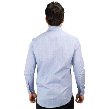 Imagem de Camisa Aramis Xadrez Tricoline Azul Claro, P