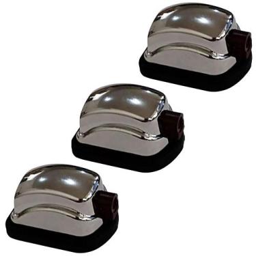 Imagem de 3 canoas simples para bumbo modelo concept - cromada pac120cr - RMV