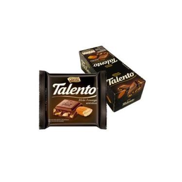 Imagem de Chocolate Talento Meio Amargo Amêndoas com 15 unidades de 25g cada Gar