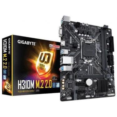 Imagem de Placa mãe lga 1151 gigabyte h310m m.2 2.0