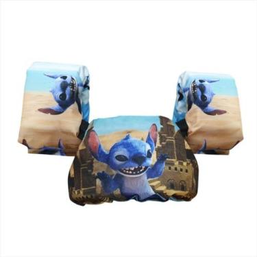 Imagem de Boia Colete Infantil Stitch Summer Life até 25kg - Auxiliar de Flutuaç
