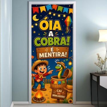 Imagem de Capa para Porta Tecido Sublimado Festa Junina com Elástico P-FJN0012 -
