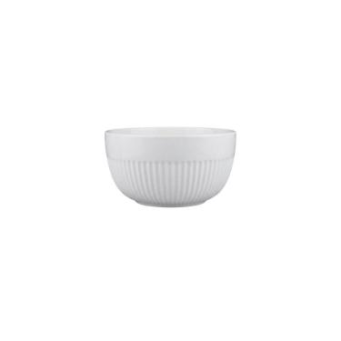 Imagem de Tigela GG Branco para Servir Saladas Frutas Massas Mesa Posta Elegante 22cm 12cm Germer Porcelanas