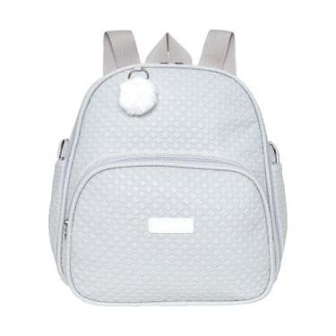 Imagem de Mochila Maternidade Pirulitando Térmica Leveza Cinza - Pirulitando Bab