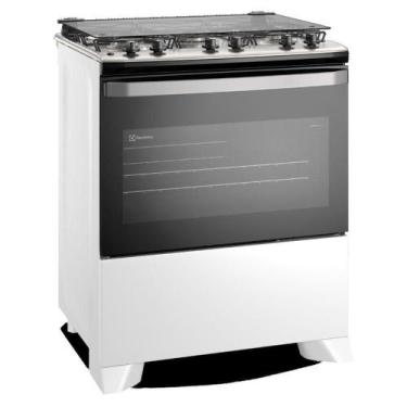 Imagem de Fogão de Piso 5 Bocas Gás Electrolux FE5IW Mesa Inox Acendimento Autom