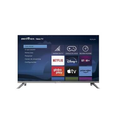 Imagem de Smart TV 32" Britânia LED Roku TV Dolby Audio HD B32CRA Bivolt