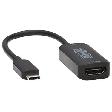 Imagem de Tripp Lite Cabo adaptador USB C para HDMI 4K 60Hz M/F Thunderbolt 3 DP 1.2 6" (U444-06N-HDR-B)