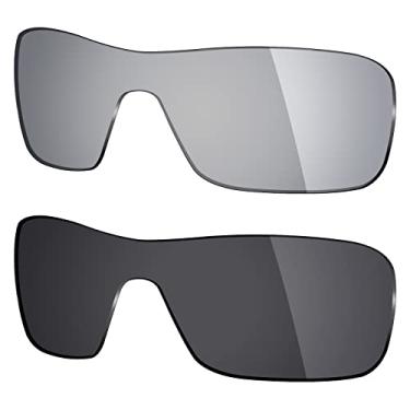 Imagem de Mryok 2 pares de lentes polarizadas de substituição para óculos de sol Oakley Turbine Rotor – Opções