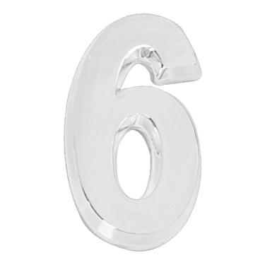 Imagem de Número 6 De Residencia E Casa Brilhante 14cm De Altura