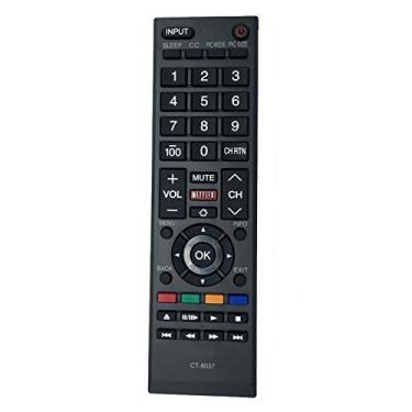 Imagem de Novo controle remoto CT-8037 CT 8037 para Toshiba LED Smart HDTV controle remoto 40L3400 40L3400U 40L3400UC 50L3400 50L3400U 50L3400UC 58L5400 58L5400U 58L5400UC 65L5400 65L5400U 65L5400UC