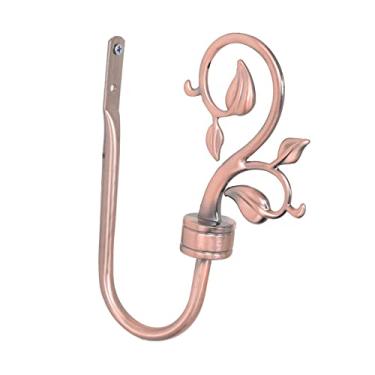 Imagem de 2 pçs/conjunto Suporte de Cortina Ganchos de Amarração Quarto Sala de Estar Cortina Acessórios de Decoração Gancho de Cortina de Metal, Dourado