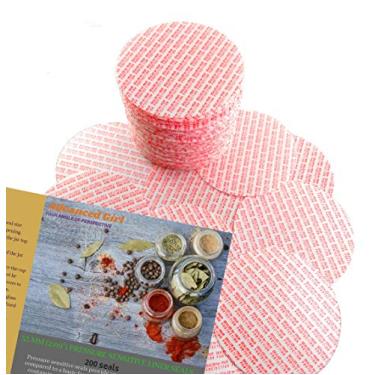 Imagem de Forros de tampa de vedação ativados por torque sensível à pressão - 53 mm (2,09") -200 peças - Feito nos EUA - para garrafas e recipientes de vidro e plástico - sem necessidade de selante por indução