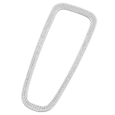 Imagem de YUWATON Adequado para acessórios Volvo Bling New S60 V60 XC60 XC90 S90 V90 Carro eletrônico de freio com botão de borda, acessório de carro, adesivos de strass