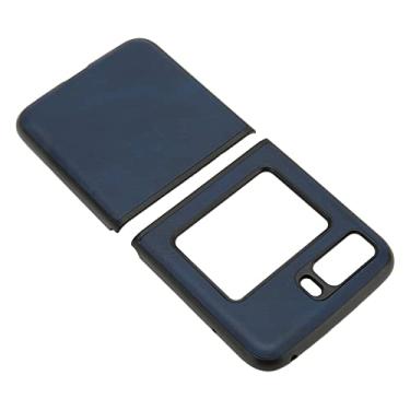 Imagem de Capa Protetora para Telefone, Capa de Telefone Dobrável Resistente a Arranhões de 2 Peças Proteção Total Couro PU Capa de Telefone Dobrável à Prova de Poeira (Azul)