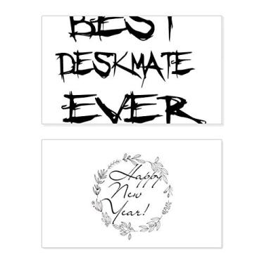Imagem de Best Deskmate Ever Graduation Season New Year Festival Greeting Card Bless Message Gift