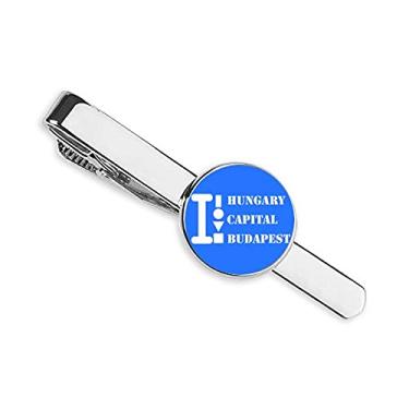 Imagem de Hungary Capital Budapest gravata clipe para presente homem de negócios