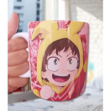 Imagem de Caneca Boku No Hero Personalizada em Porcelana (Kid Midoriya e All Might) - Presente Anime/Geek/Nerd