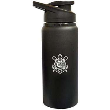 Imagem de Squeeze Preto C/Bico 600Ml Escudo Corinthians Cebola 1193