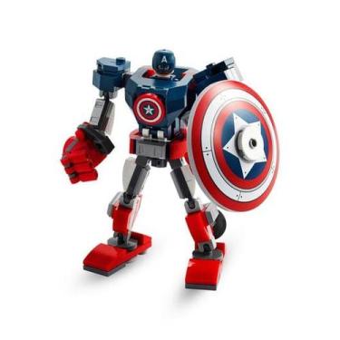 Imagem de Bloco De Montar Super Héroes Estilo A Lego Capitao America
