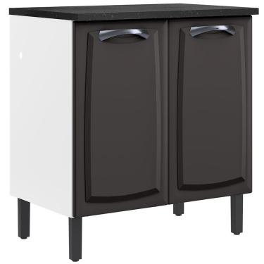 Imagem de Balcão Duplo Itatiaia New Premium com 2 Portas e 2 Prateleiras - 80cm de largura