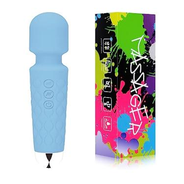 Imagem de KASASS Vibradores Mini Varinha Massageador, Vibrador Brinquedos Sexuais Adultos para Mulheres - Silencioso Feminino Ponto G Vibrador Clitóris com 8 Velocidades e 20 Padrões, Recarregável