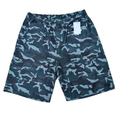 Imagem de Bermuda Masculina De Sarja Camuflada Estampada Plus Size G1 Ao G6 Lottus-Masculino