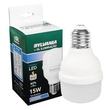 Imagem de Lâmpada Compacta Led Sorvete 15W E27 Bivolt Branco Frio - Sylvania