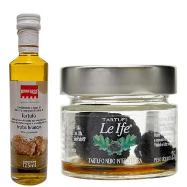 Imagem de COMBO AZEITE TRUFA NEGRA 100ML MONTOSCO + TRUFA TARTUFO NEGRO INTEIRO LE IFE 25GR