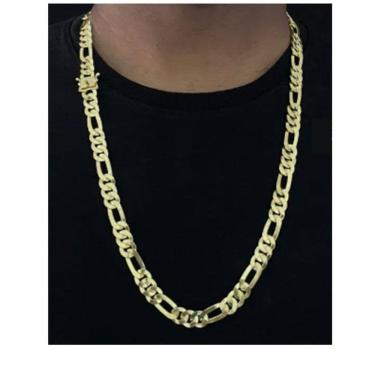 Imagem de Cordão Laminada De Moeda Antiga 3x1 10mm Peça Banhada