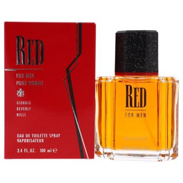 Imagem de Red by Giorgio Beverly Hills para homens - spray EDT de 100 ml