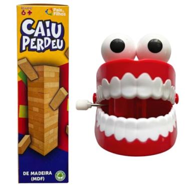 Imagem de Jogo Caiu Perdeu + Dentadura Maluca a Corda Muitos Risos e Muita Diversão Garantida